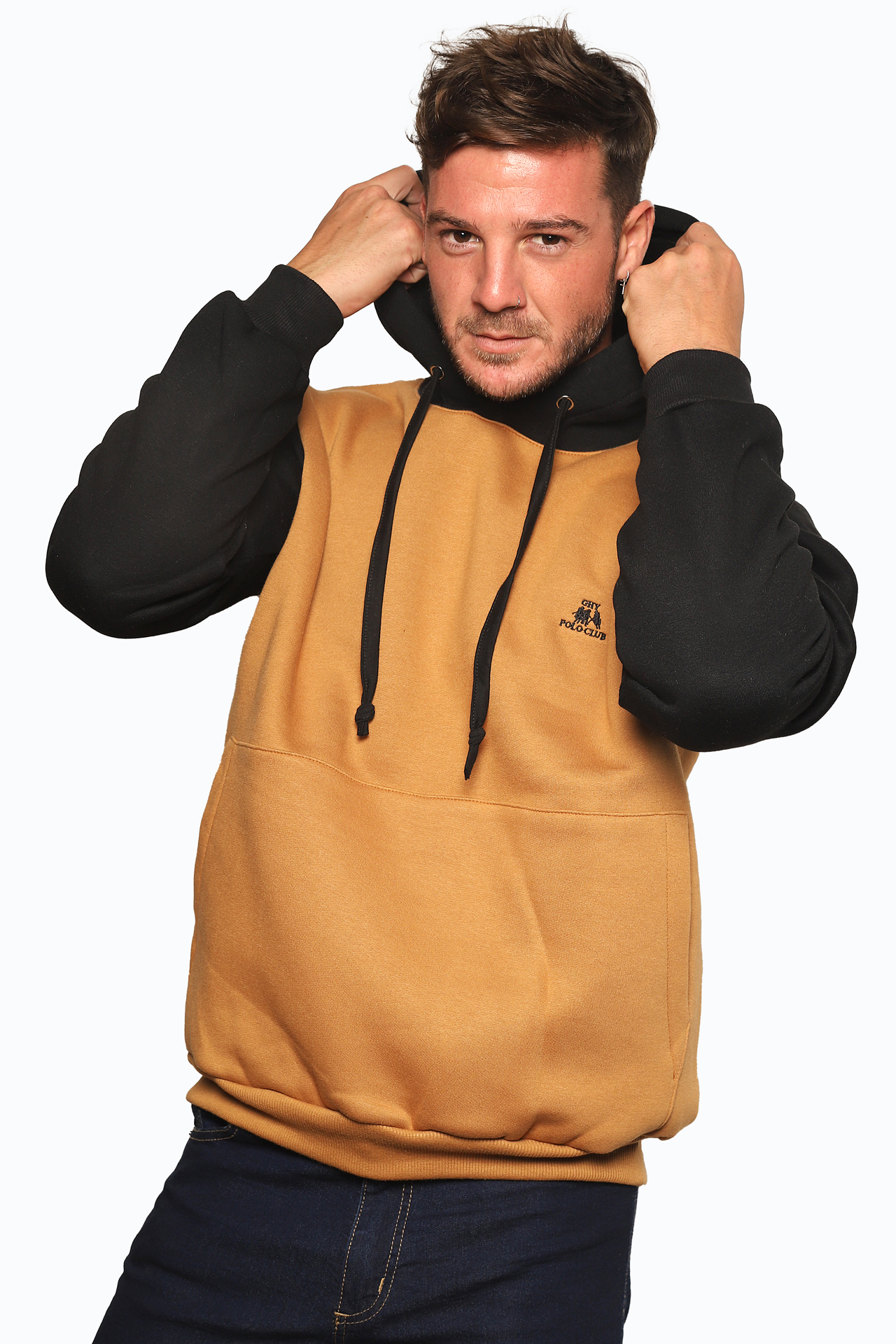 Buzo Capucha Premium 2 Bicolor
